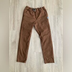 Prana Brown Joggers with Relaxed Fit and Soft Fabric